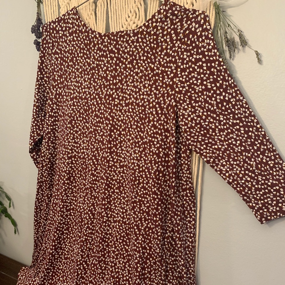 Loft Flower Printed Dress